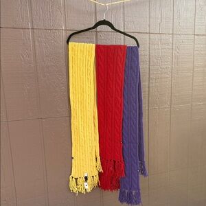 (3) Gap NWT Colorful Cable Knit Scarves